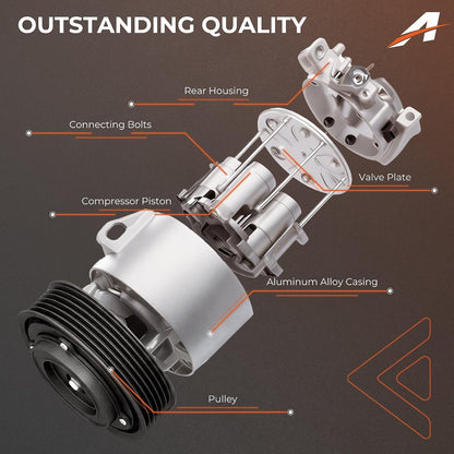 AC Compressor Compatible with Honda Accord 2013-2017 Air Conditioner 5513126