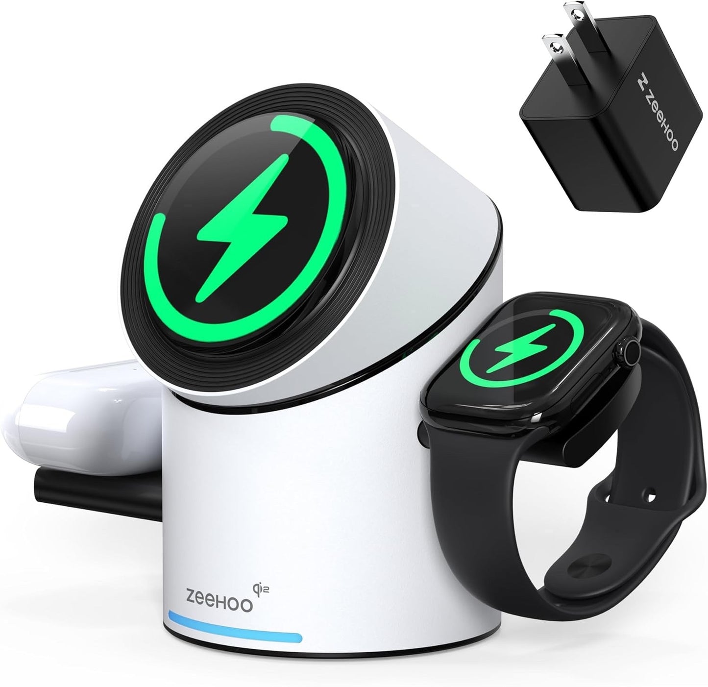 ZEEHOO - Wireless Charging Station - Qi2 15W Fast Charge - Model: CubeTrick-X