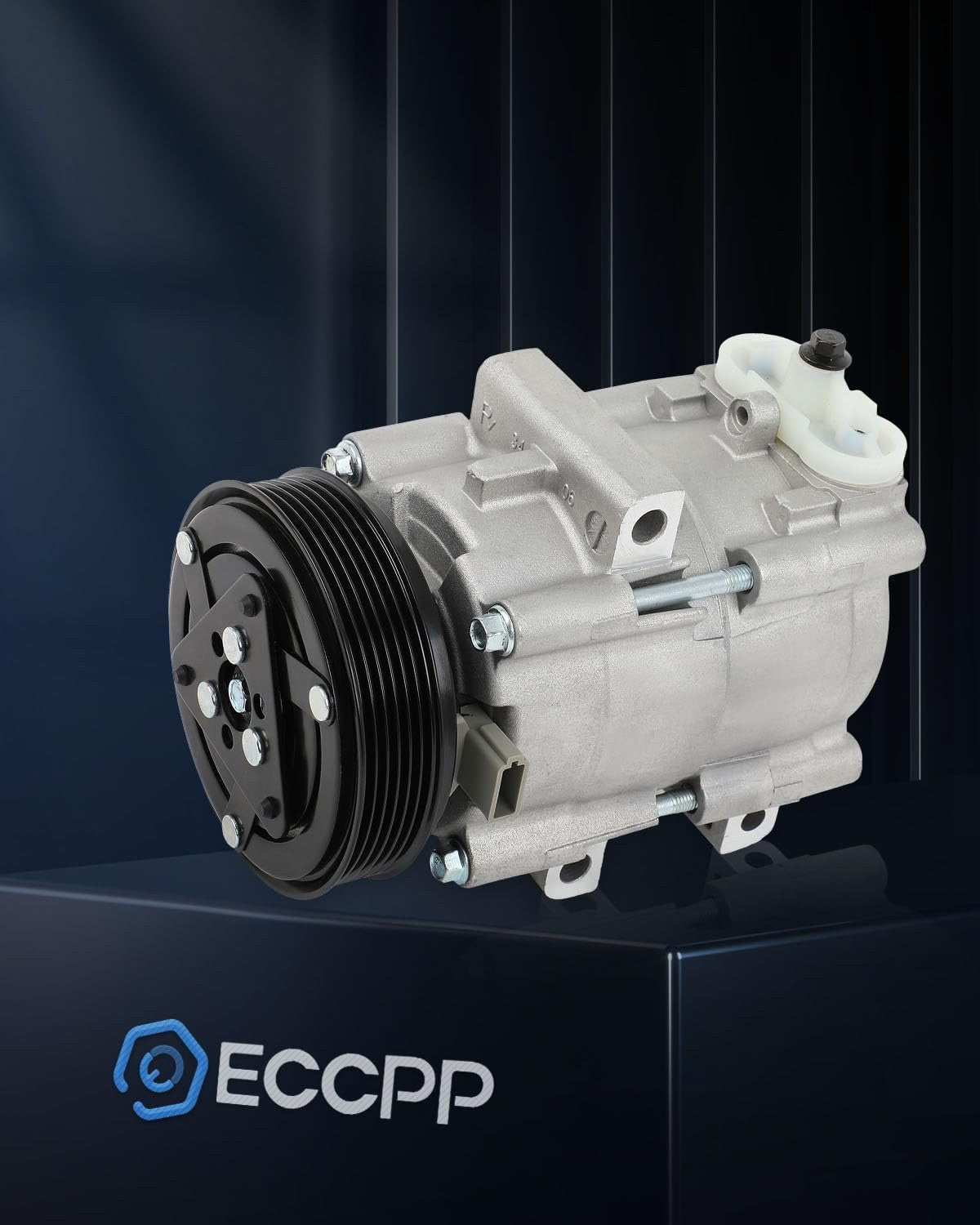 ECCPP A/C Compressor with Clutch 2003-2007 Fit for Ford Focus 2.0L 2.3L 2.5L AC