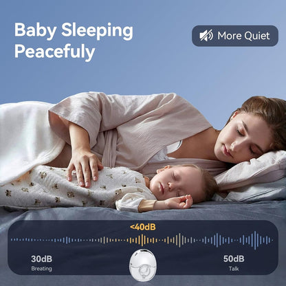 Hands Free Breast Pump Wearable MY-375 - Strong Suction, Low Noise, Wearable Bre