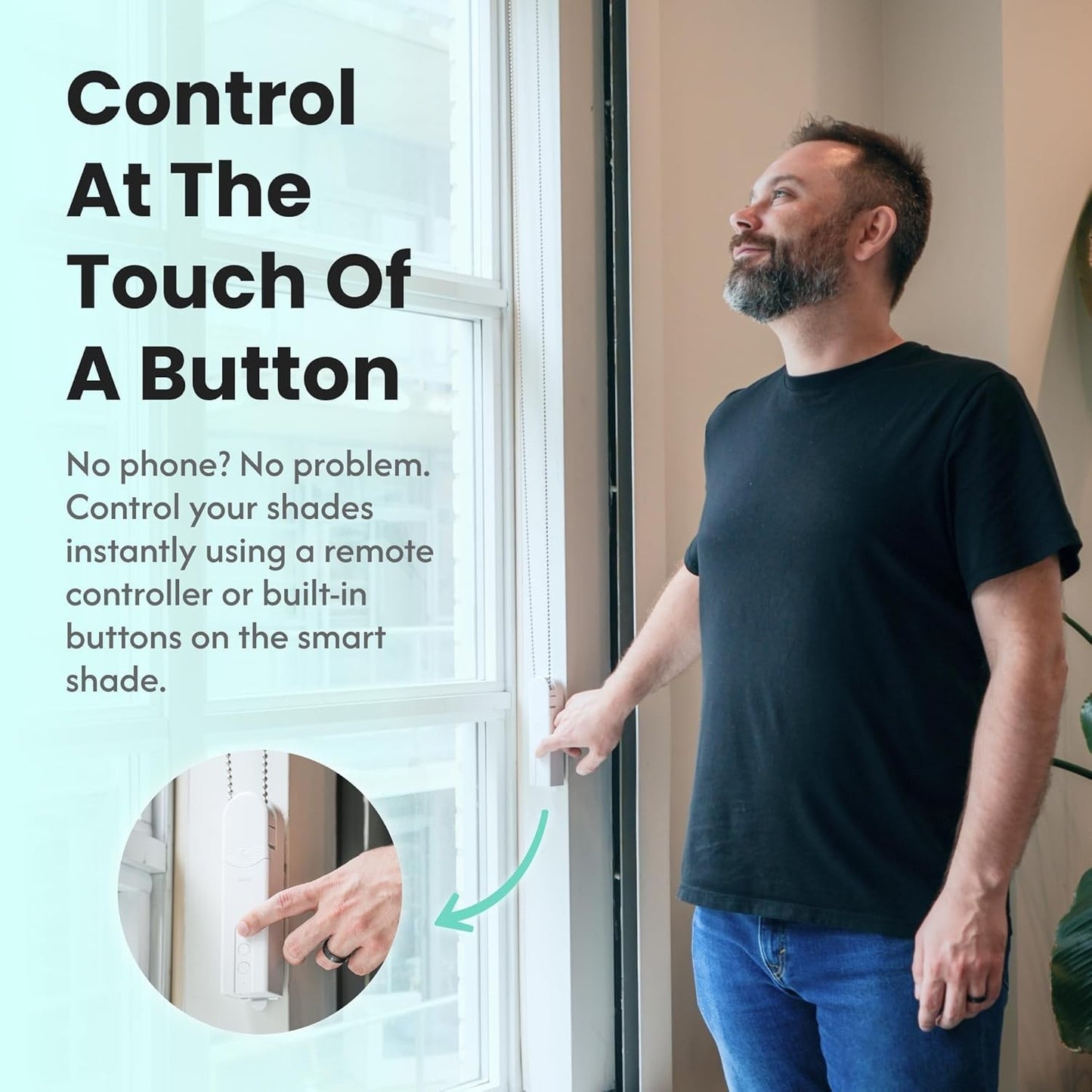 Aura Roller Smart Shade Driver | Automate Existing Blinds | Works with Beaded...