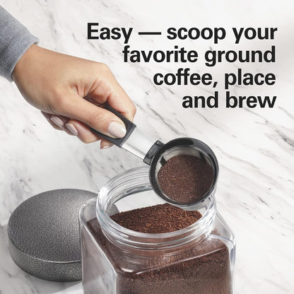 Hamilton Beach The Scoop Single Serve Coffee Maker & Fast Grounds