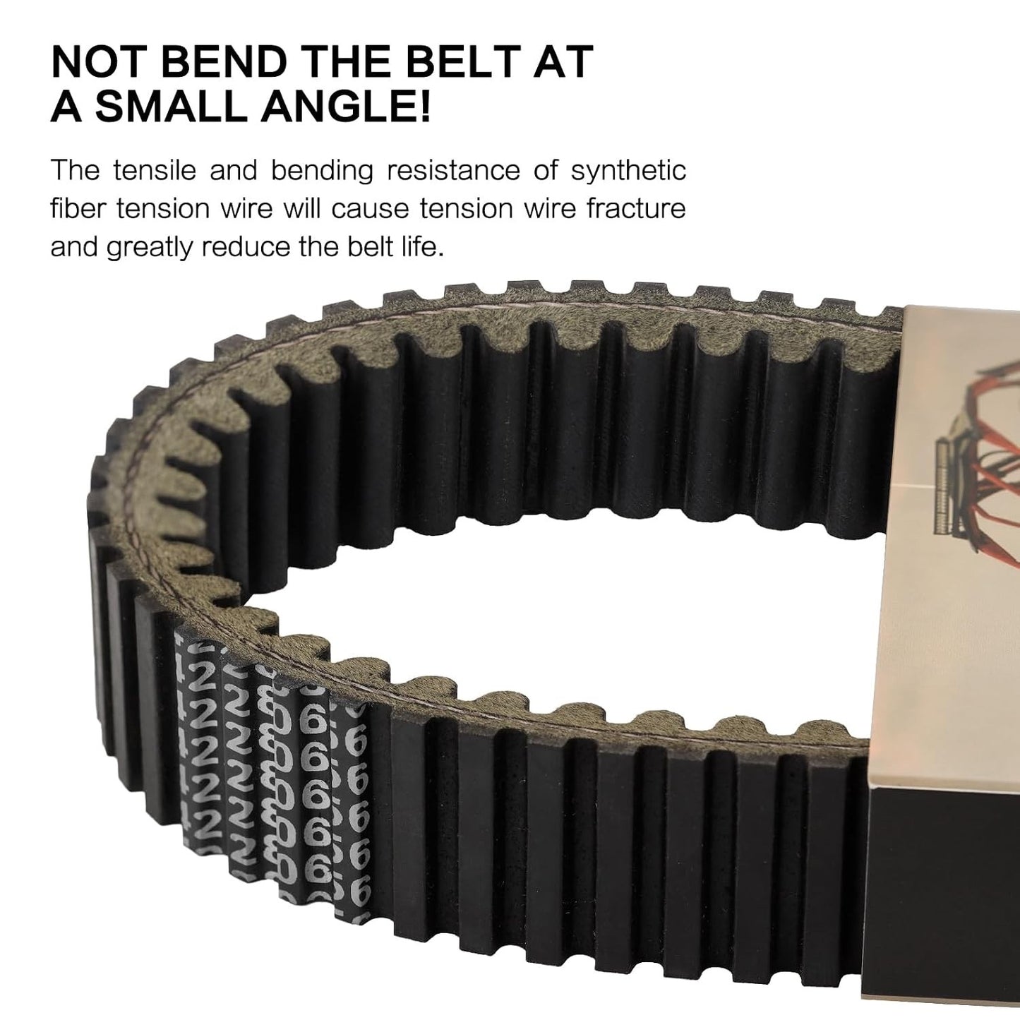 422280656 Drive Belt Compatible with Can-Am Defender MAX HD8 HD10 | Replace