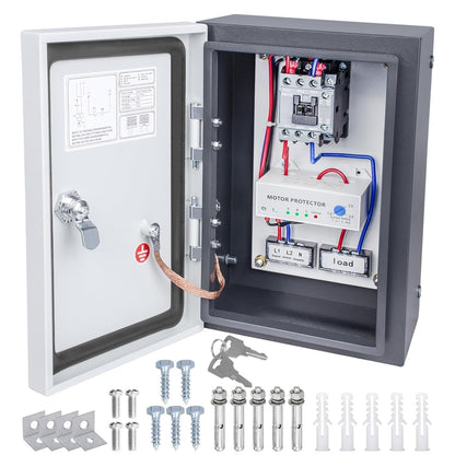 NEW Water Pump Protection Box 1.5 HP 230V Deep Well Submersible Pump Control Box