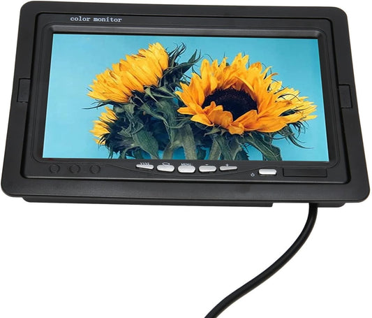 Car Monitor, Rearview Camera Monitor Support Screen Rotating Car Monitor Screen