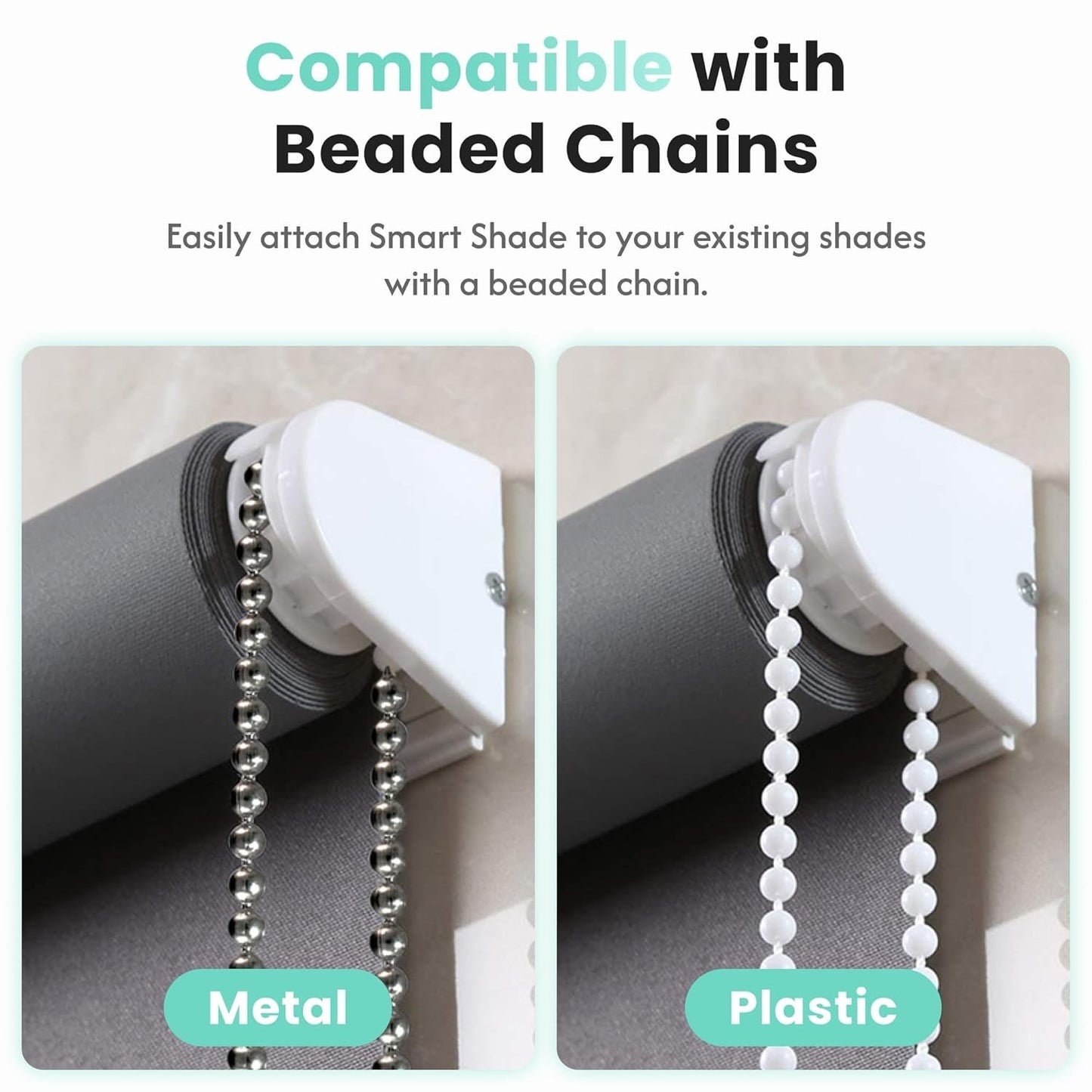 Aura Roller Smart Shade Driver | Automate Existing Blinds | Works with Beaded...