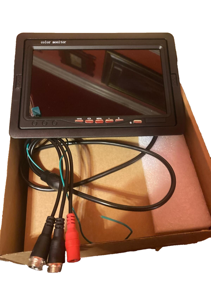 7" Monitor Truck Bus Caravan Car Rear View Parking Reverse Backup Camera System