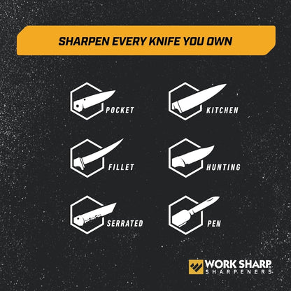 Work Sharp Professional Precision Adjust Knife Sharpener - Adjustable Knife