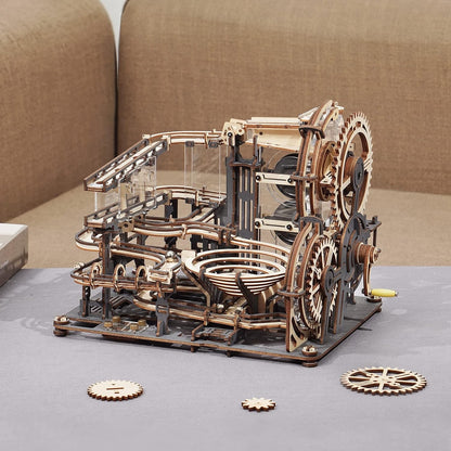 ROBOTIME 3D Wooden Puzzles Marble Run Link Pack LGA01 Connector Kit for Adults