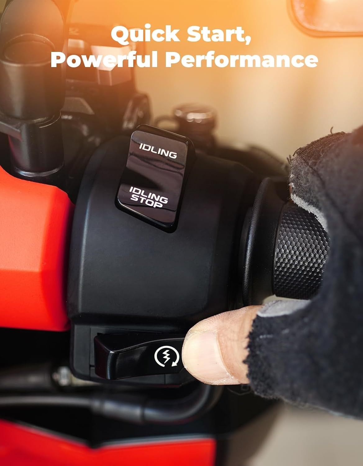 KEMIMOTO Lithium Motorcycle Battery YTX14-BS/YTX9-BS, LiFePO4 Lithium Battery