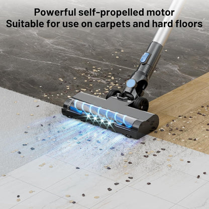 Cordless Vacuum Cleaner with Self-Standing, LED Screen Stick Vacuum Cleaners