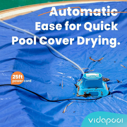 1/2 HP Pool Cover Pump Automatic On Off, Submersible Sump Pump Inground/Above...